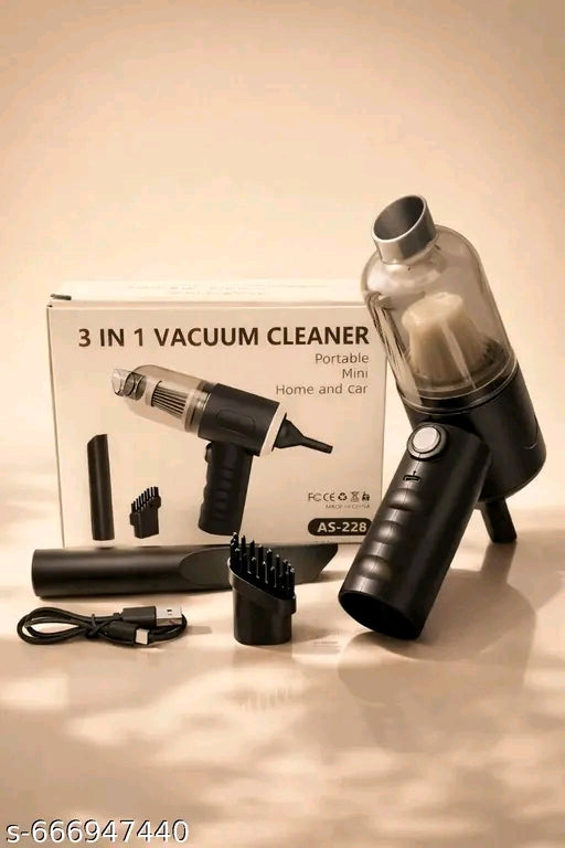 Portable mini Home & car 3in1 Vaccum Cleaner