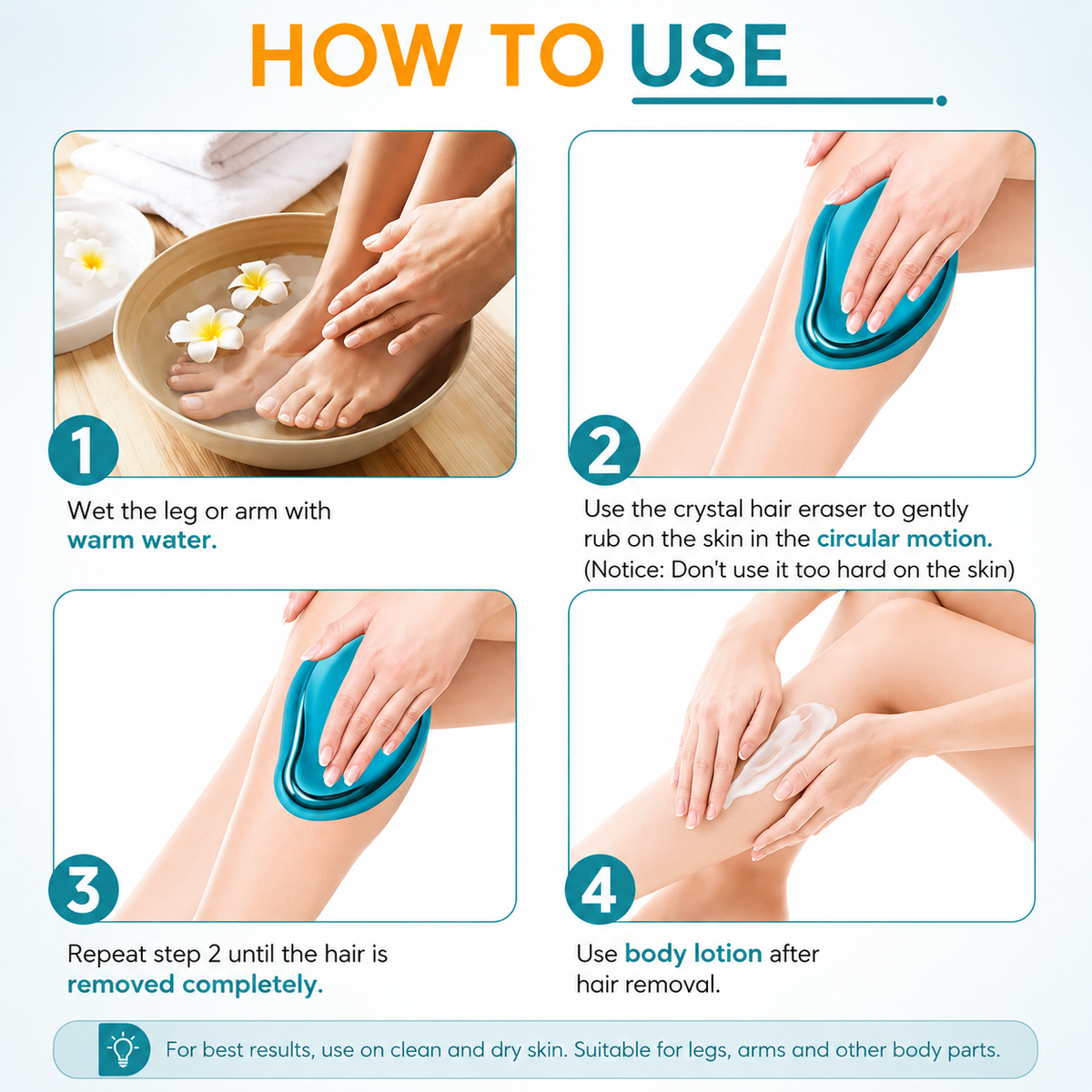 CrystalGlide™ Hair Remover – Pain-Free Hair Removal for Smooth Skin