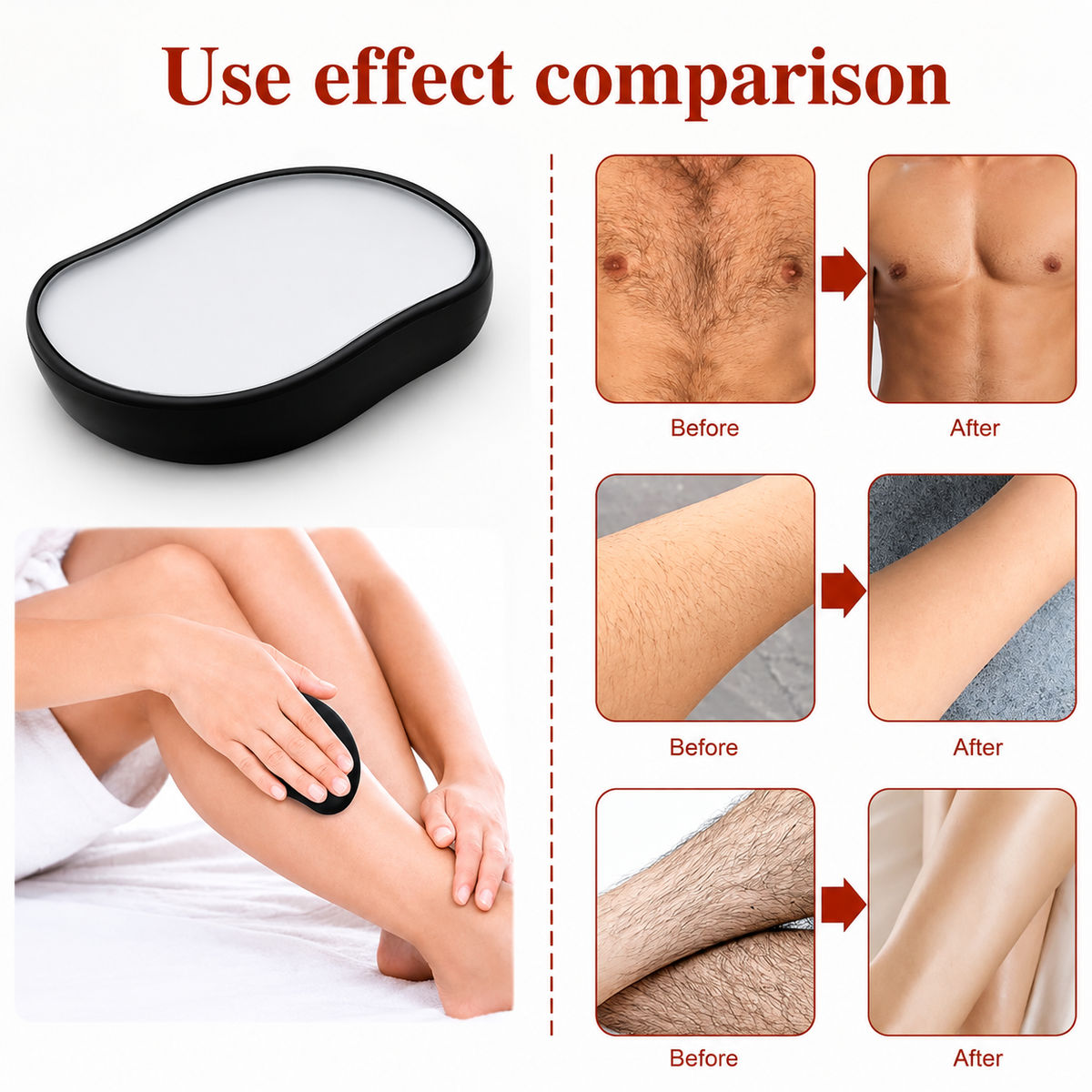 CrystalGlide™ Hair Remover – Pain-Free Hair Removal for Smooth Skin